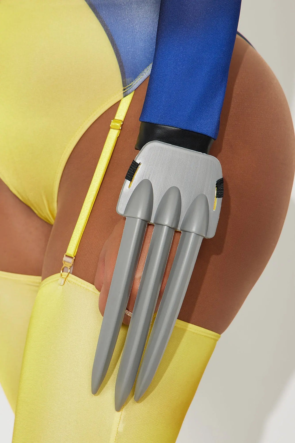 Claws And Effect 4 Piece Costume Set - Yellow/combo 