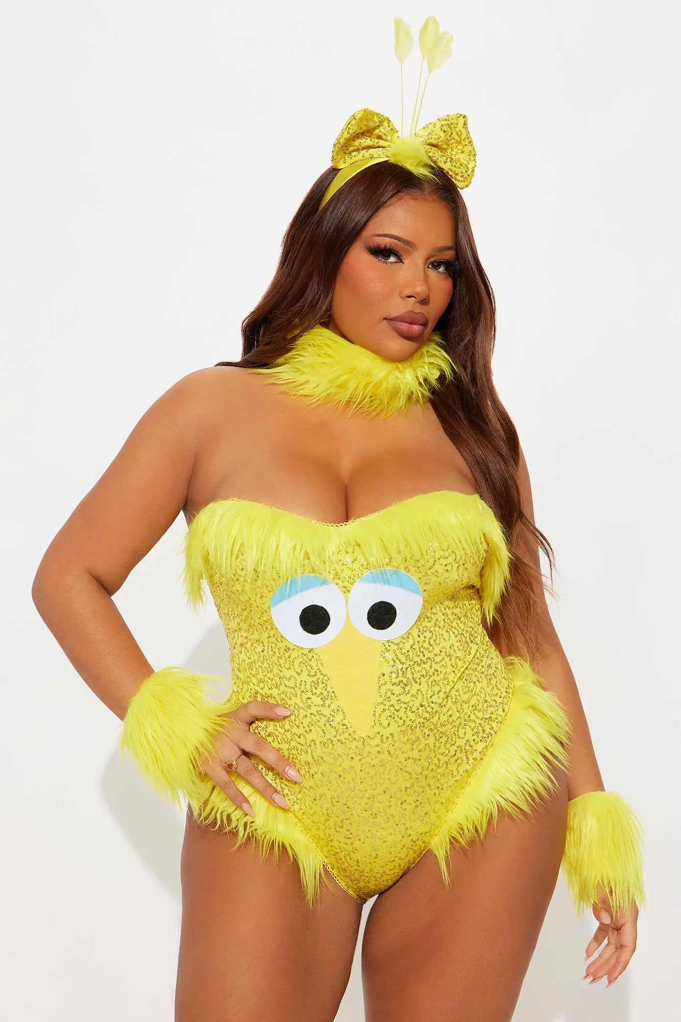 Yellow Creature 5 Piece Costume Set - Yellow 