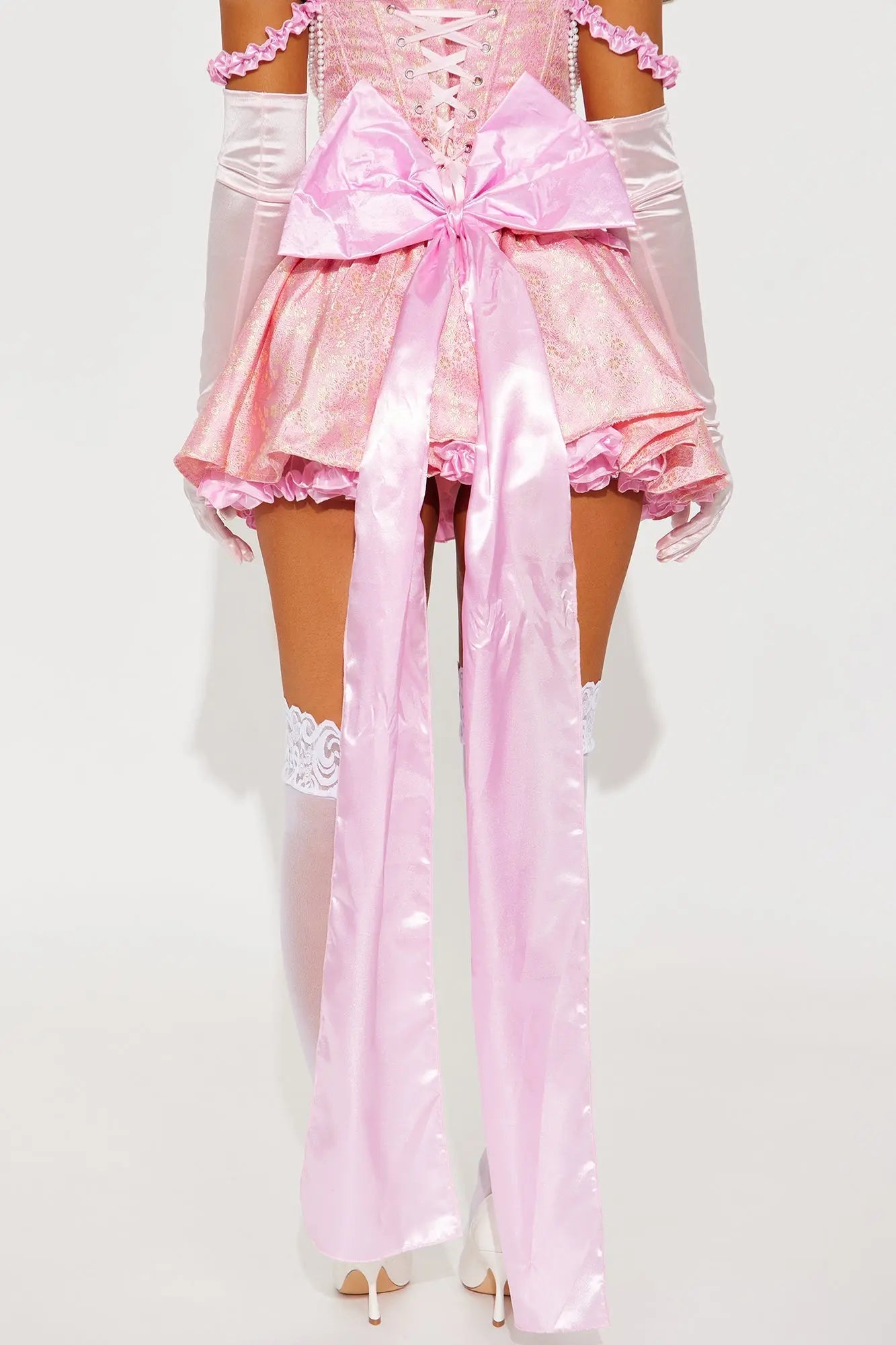 Miss Rococo 4 Piece Costume Set - Pink/combo 