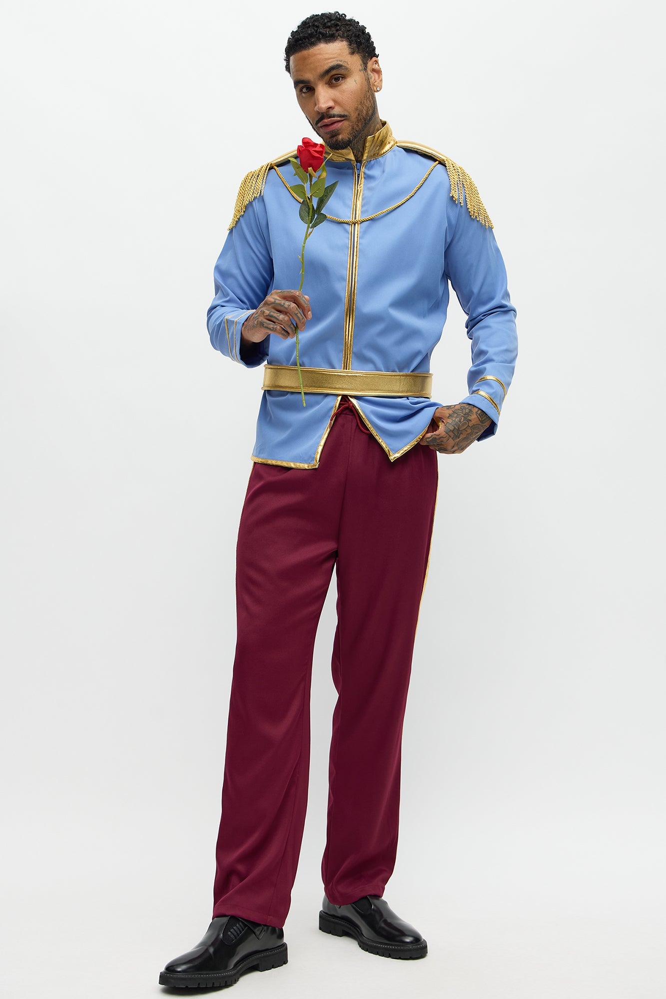 Be Your Prince Charming 3 Piece Costume Set - Blue/combo