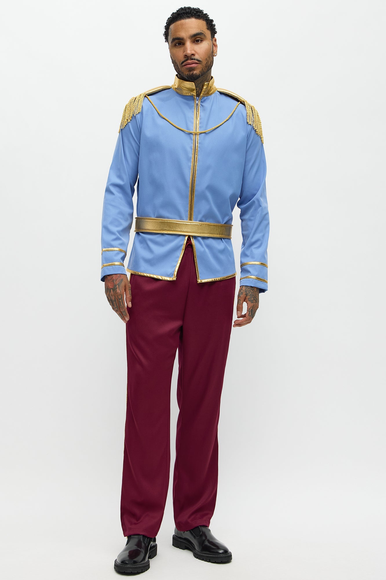 Be Your Prince Charming 3 Piece Costume Set - Blue/combo