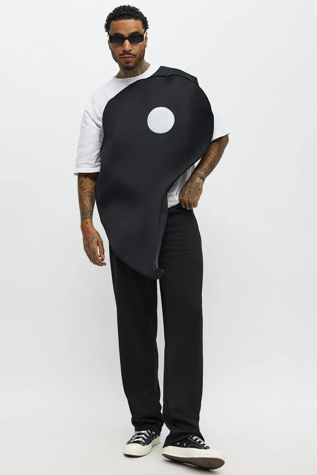 Yin To My Yang Couple Costume - Black/White 
