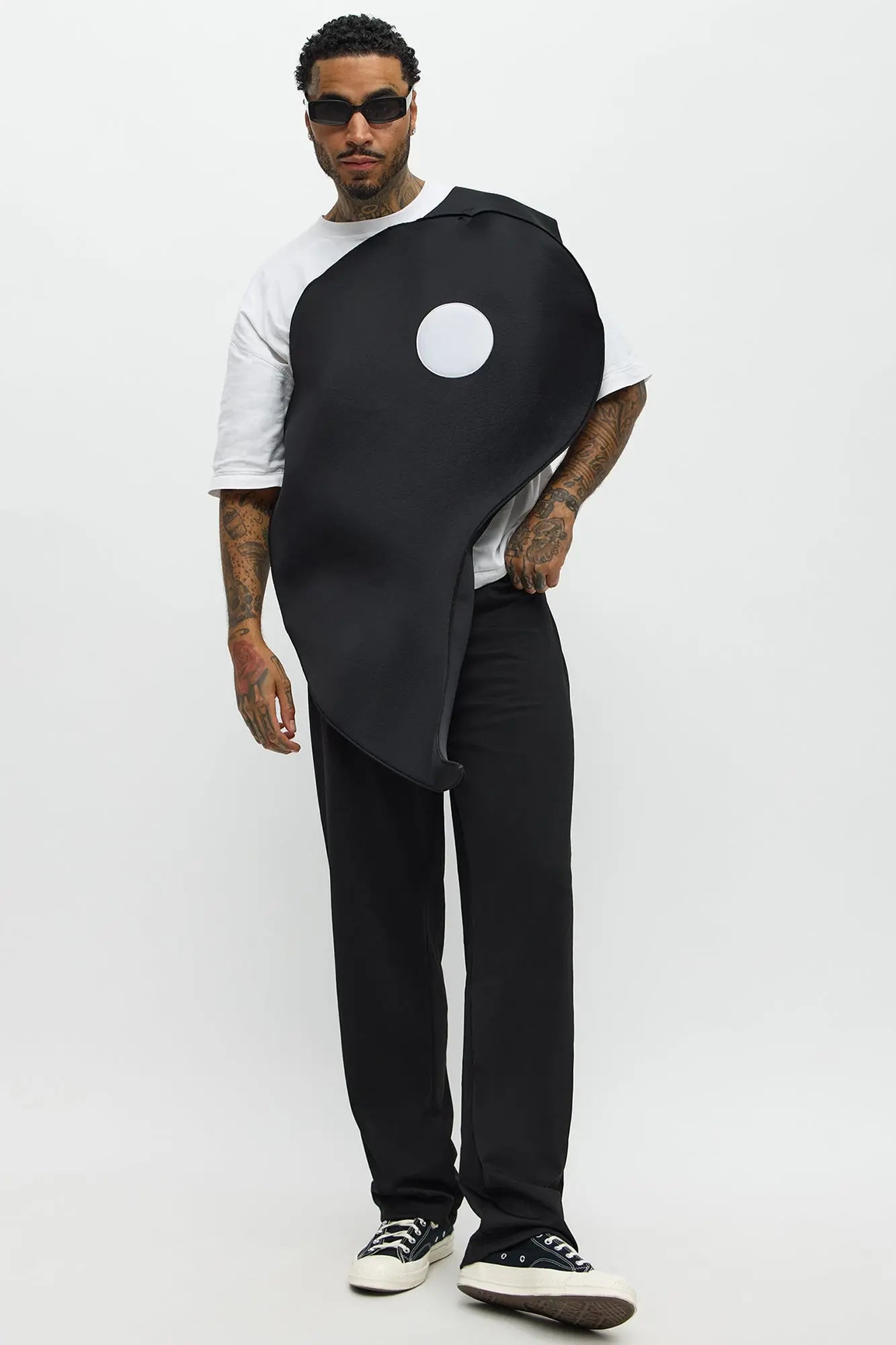 Yin To My Yang Couple Costume - Black/White 