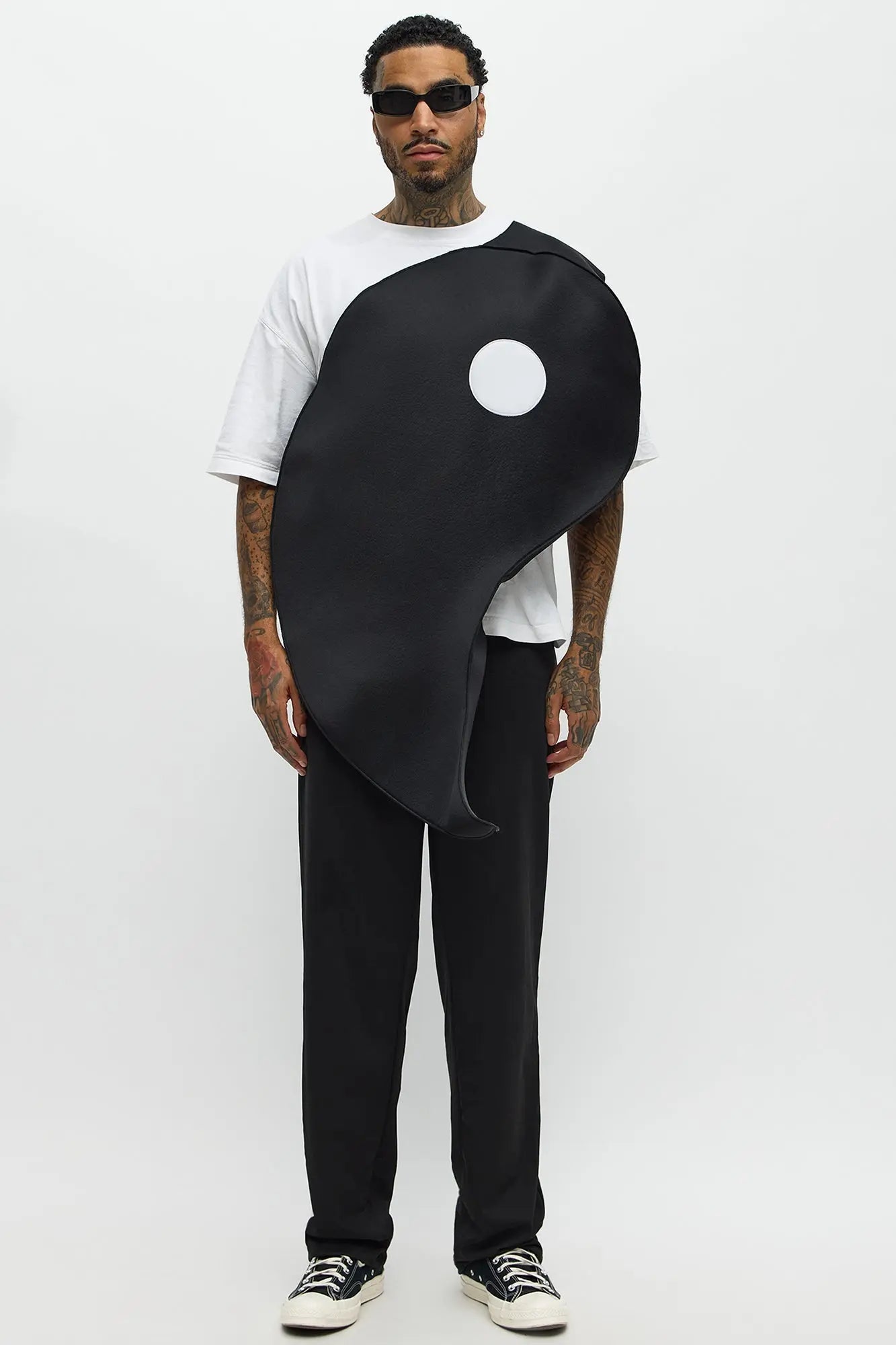 Yin To My Yang Couple Costume - Black/White 