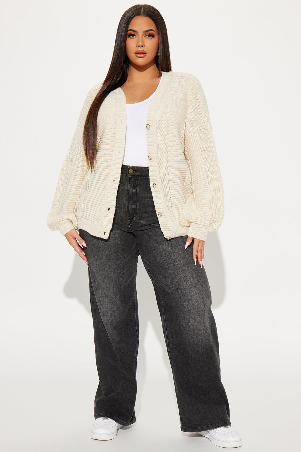 Couch Convo Cardigan - Cream