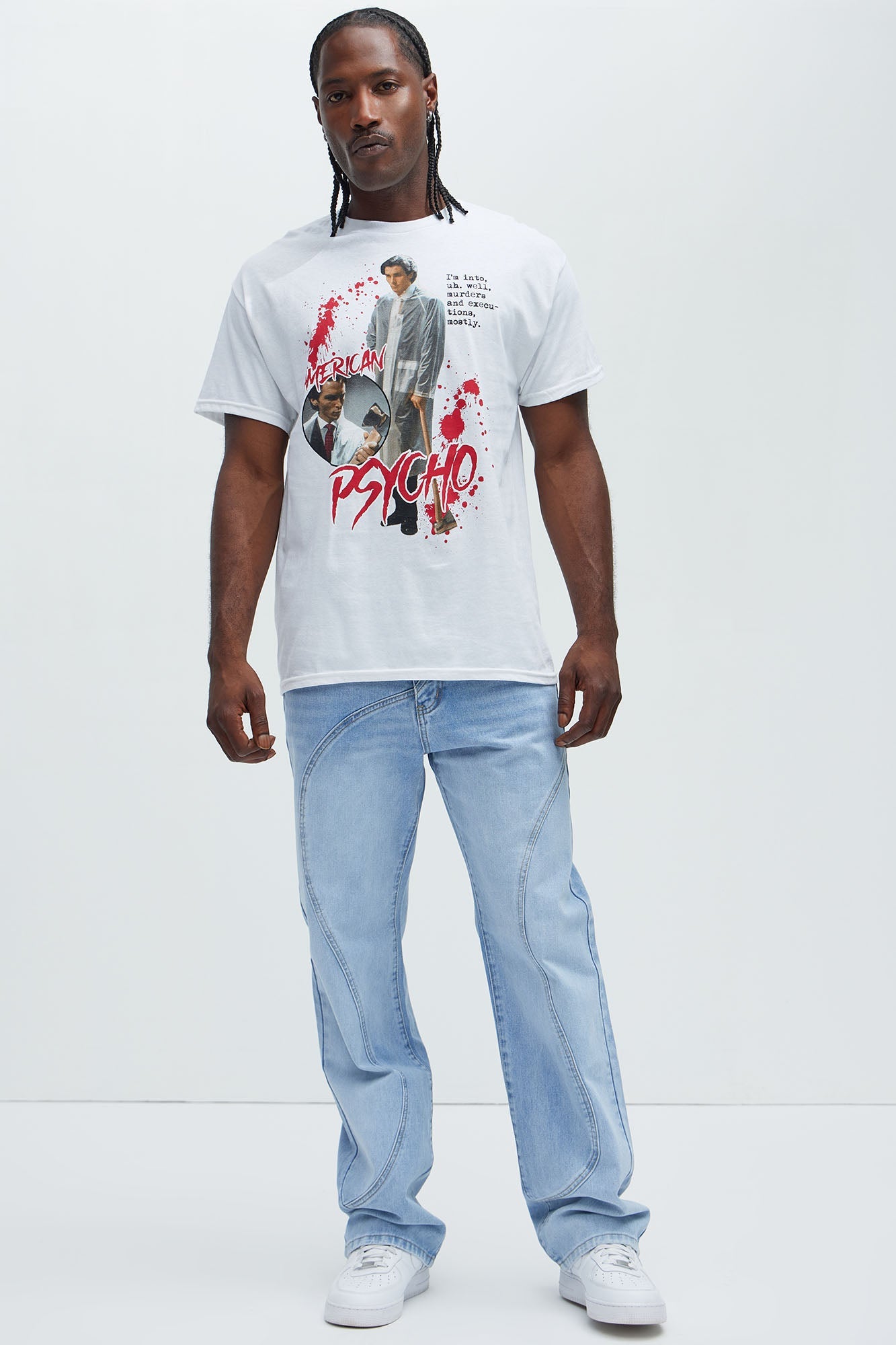 Lava Flow Straight Jeans - Light Wash