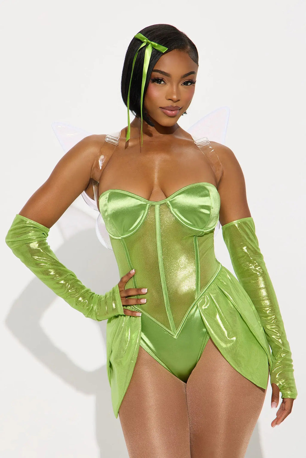 Fantasy Fairy Princess 5 Piece Costume Set - Green 