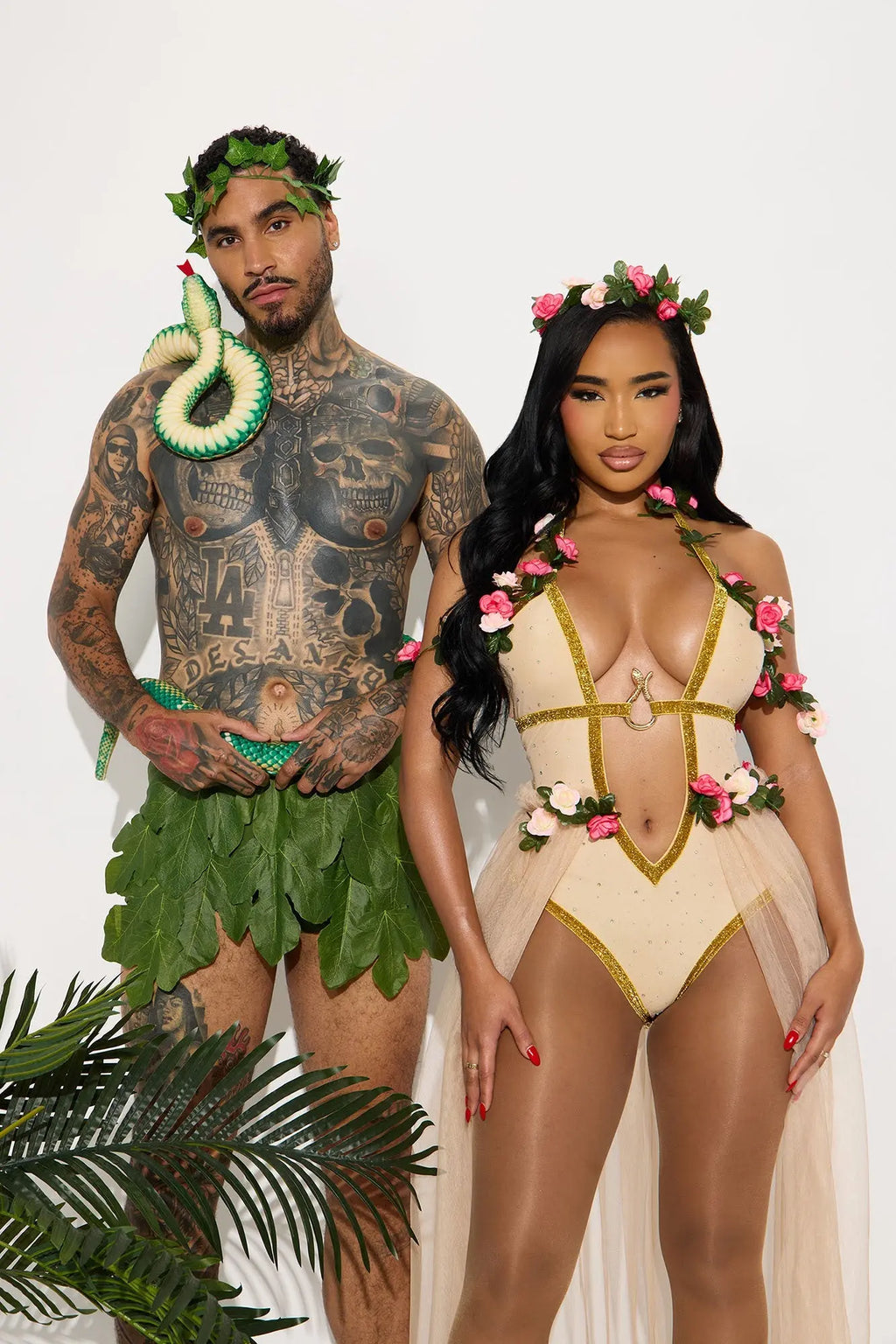 Original Sin Goddess 2 Piece Costume Set - Pink/combo 
