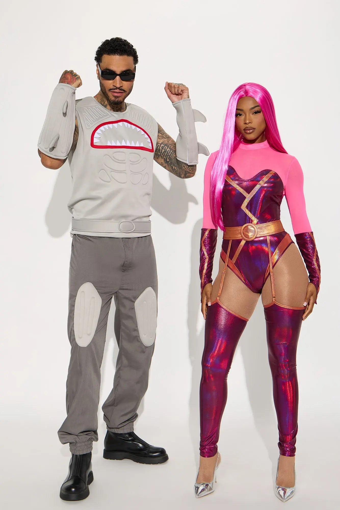 Hot Like Lava 4 Piece Costume Set - Pink 