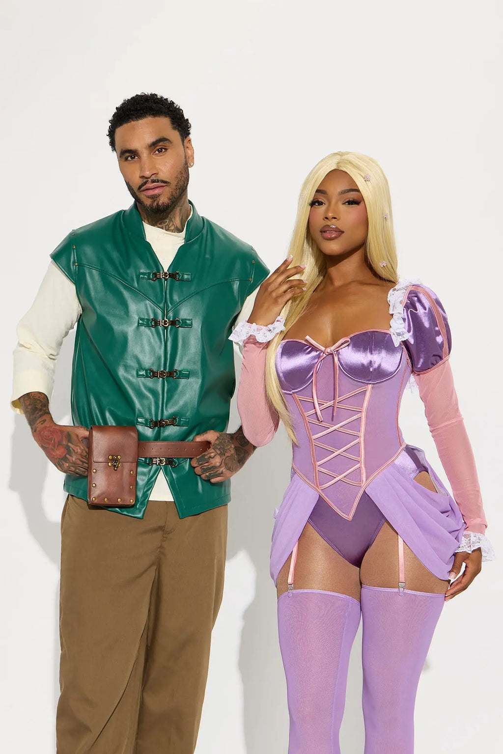 Tangled Up In You Princess 4 Piece Costume Set - Purple 