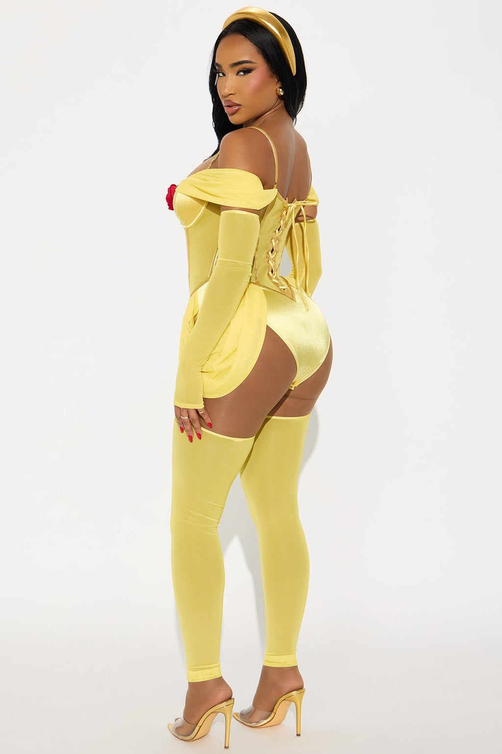 Fairytale Bombshell Princess 6 Piece Costume Set - Yellow