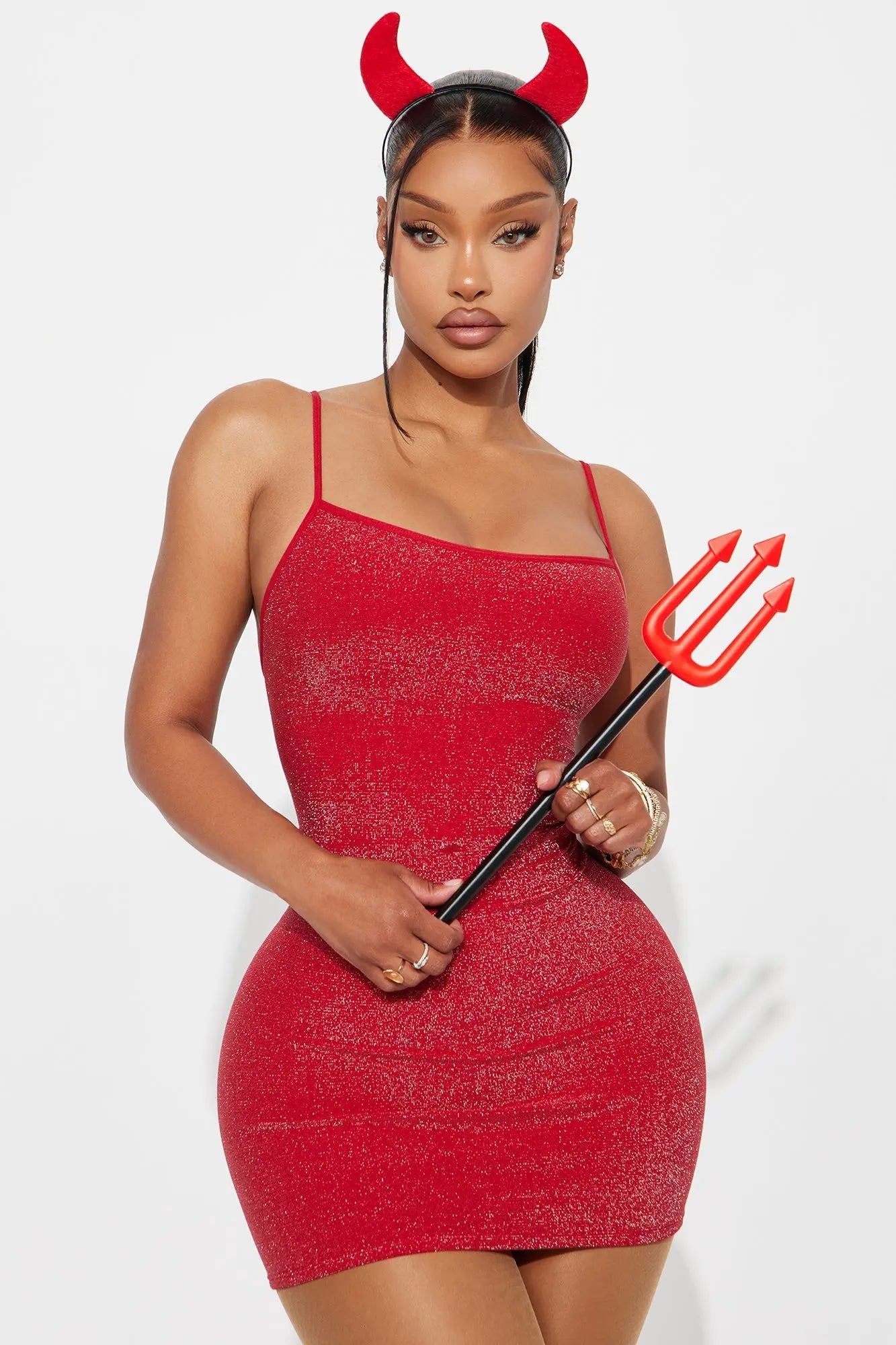 Delicious Devil 3 Piece Costume Set - Red 