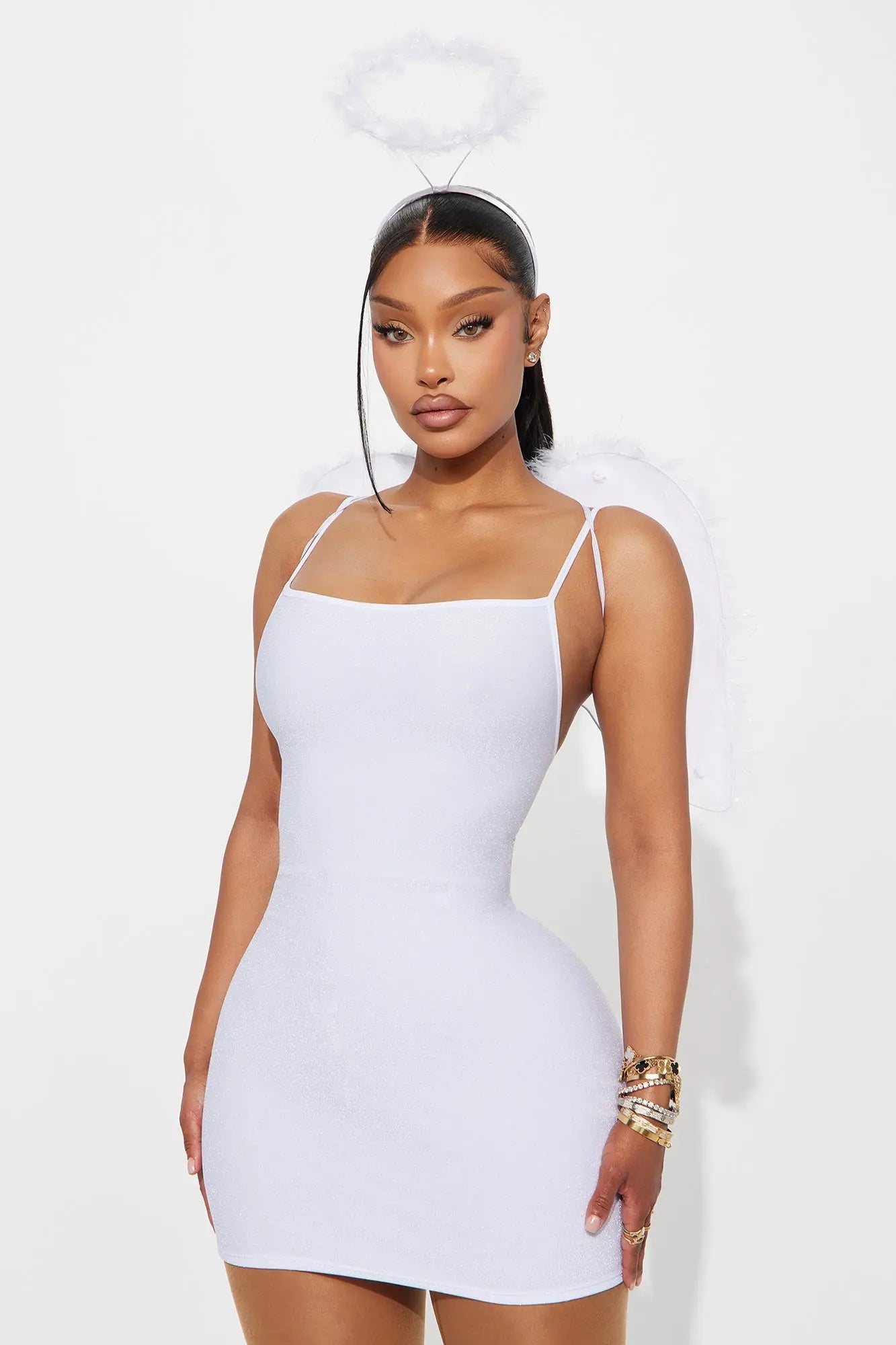 Ethereal Angel 3 Piece Costume Set - White 