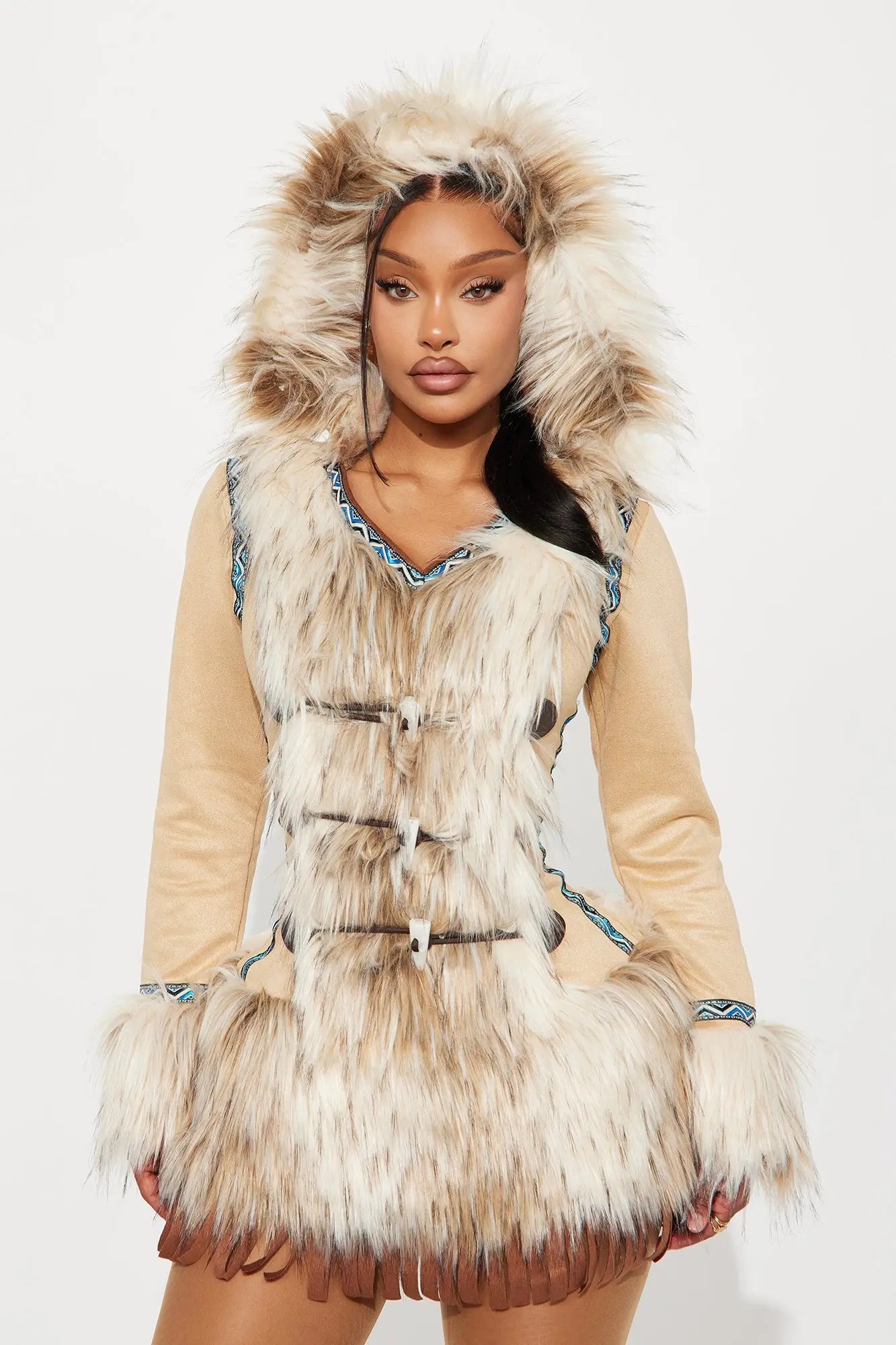 Arctic Beauty 2 Piece Costume Set - Ivory/combo 