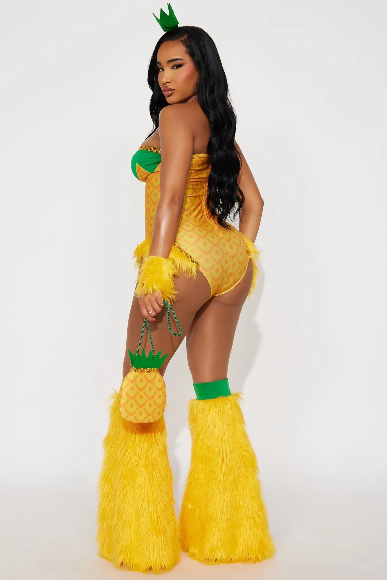 Pretty Pineapple 5 Piece Costume Set - Yellow 