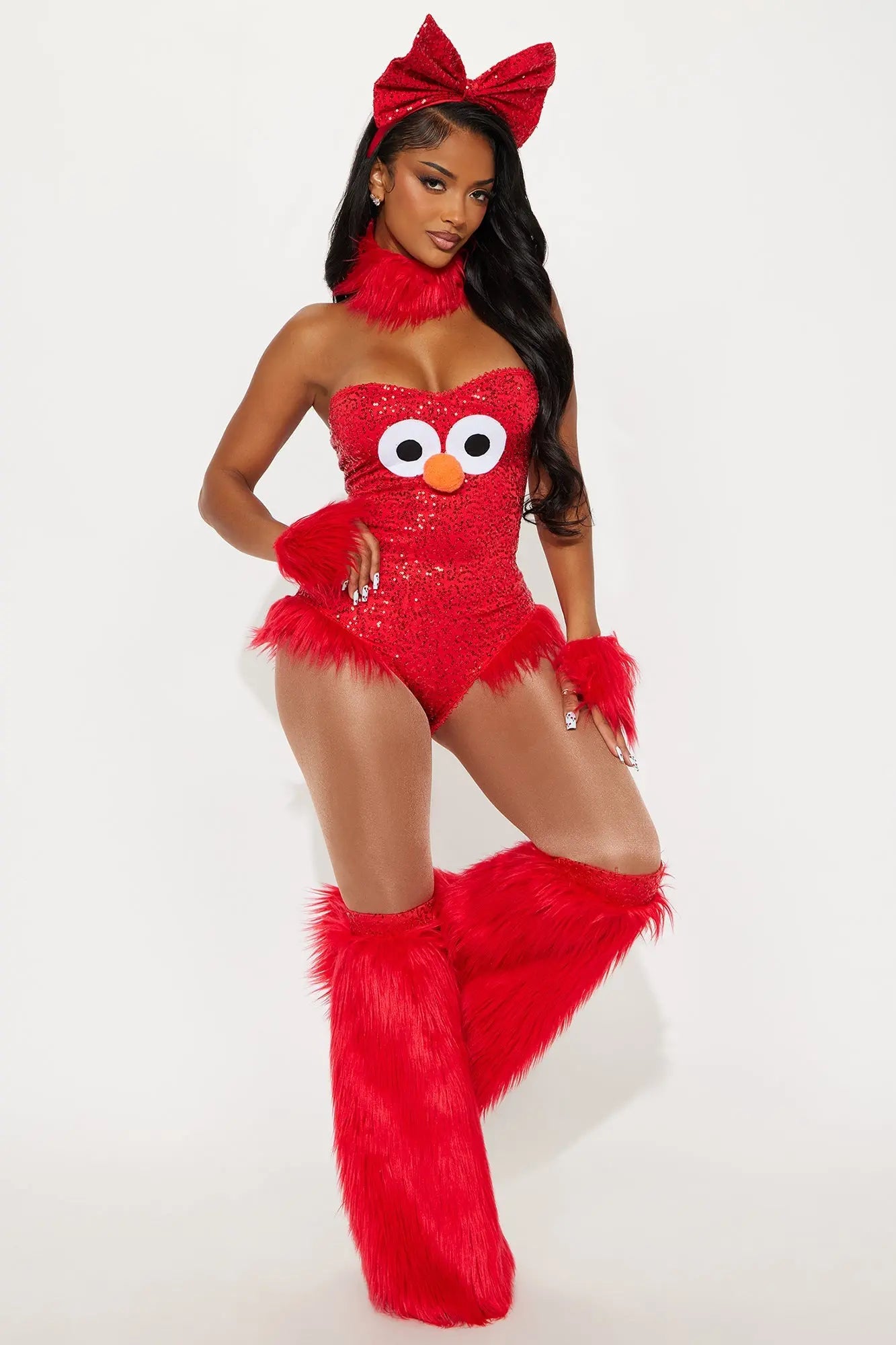 Friendly Street Creature 5 Piece Costume Set - Red 