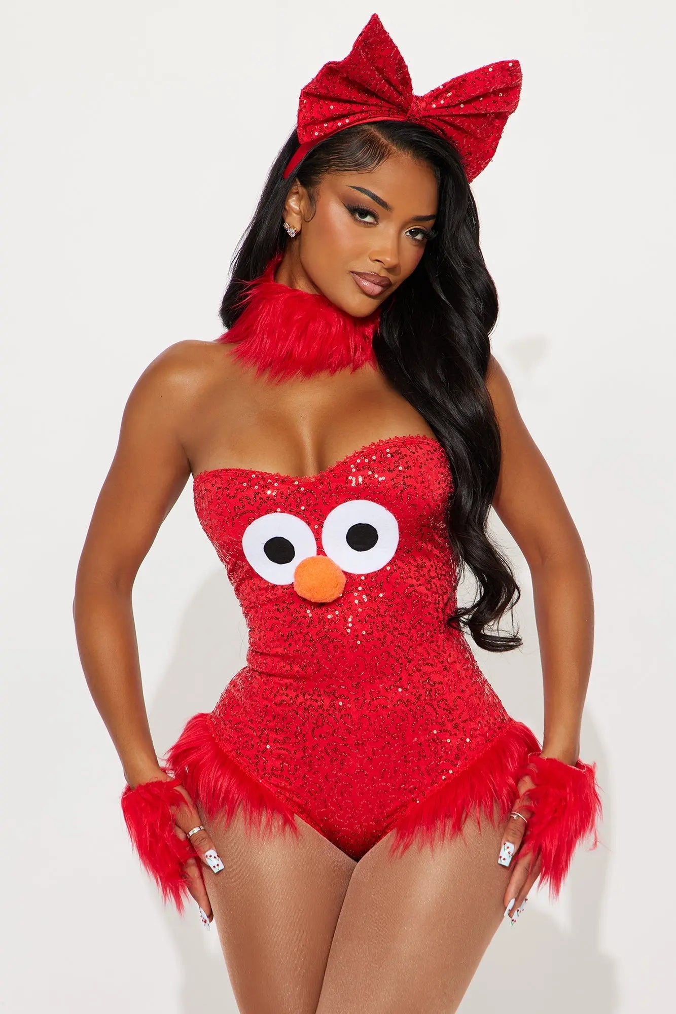 Friendly Street Creature 5 Piece Costume Set - Red 