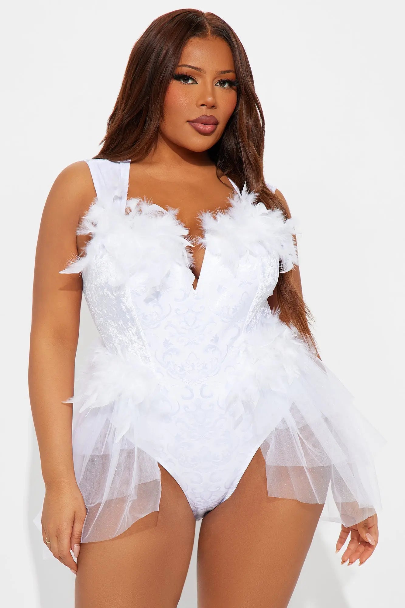 Heaven Sent Angel 4 Piece Costume Set - White 