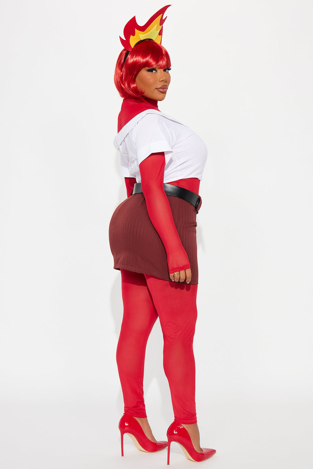 Sexy When I'm Angry 7 Piece Costume Set - Red