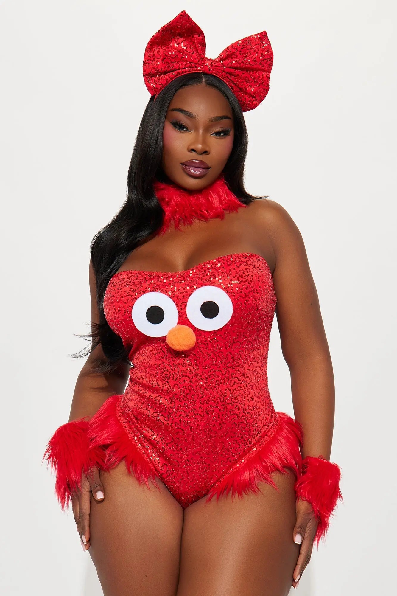 Friendly Street Creature 5 Piece Costume Set - Red 