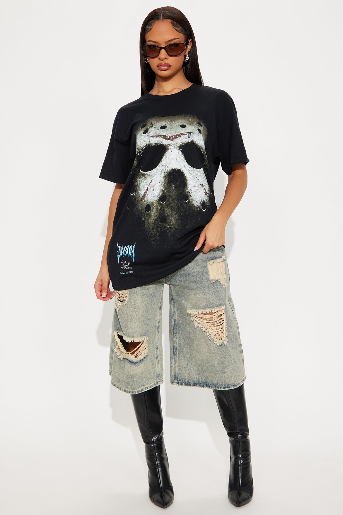 Jason Mask Tee - Black