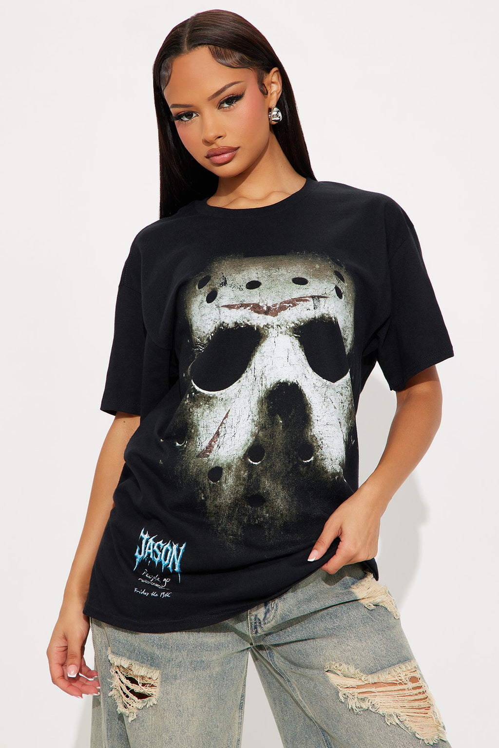 Jason Mask Tee - Black