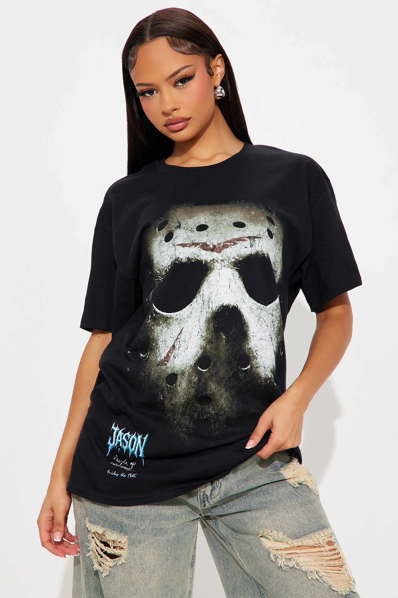 Jason Mask Tee - Black