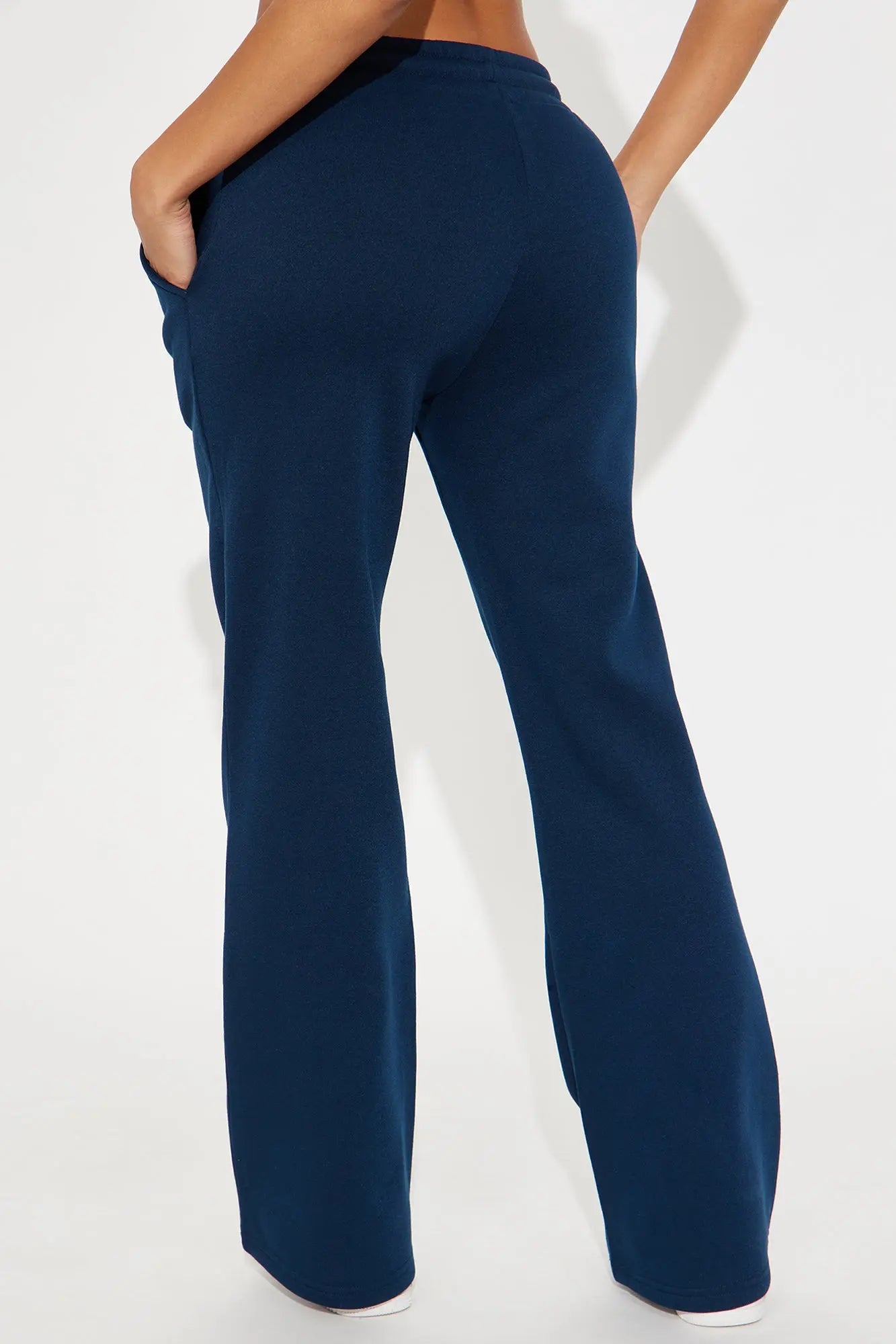 Candice Petite Lounge Flare Pant - Navy 