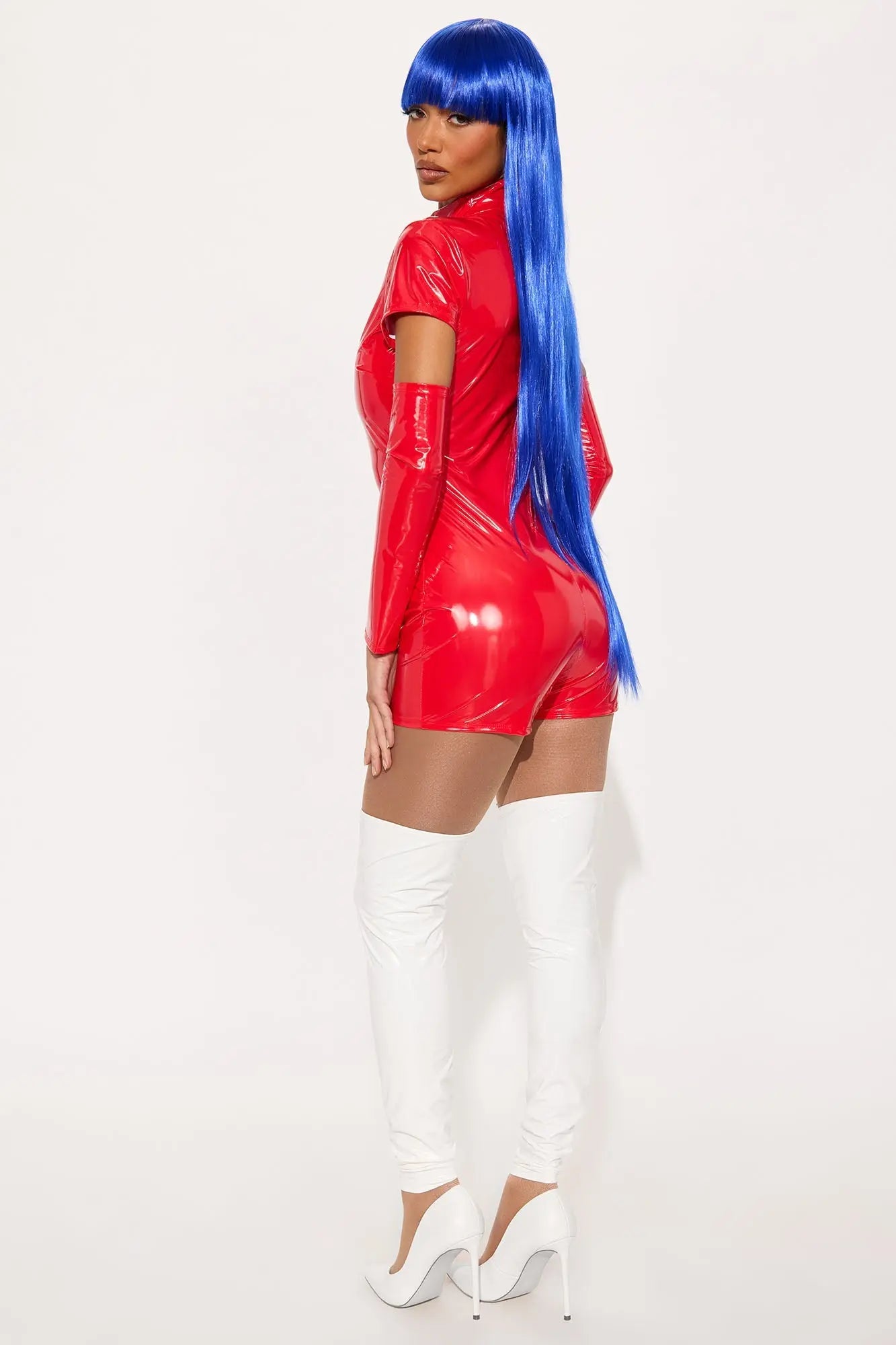 It Ain't No Thing 4 Piece Halloween Costume - Red 