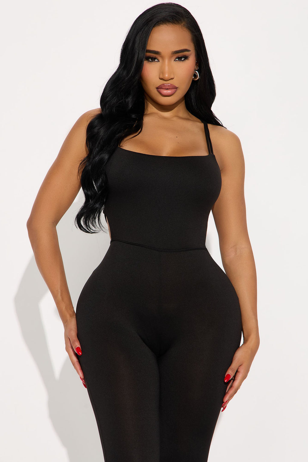 Callie Strappy Jumpsuit - Black