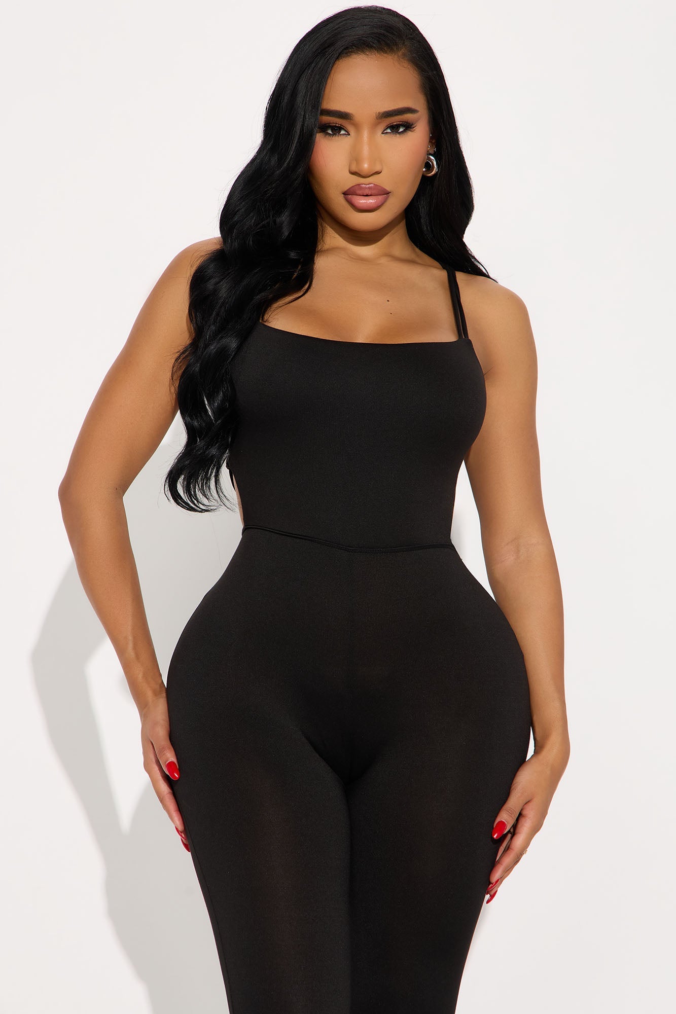 Callie Strappy Jumpsuit - Black