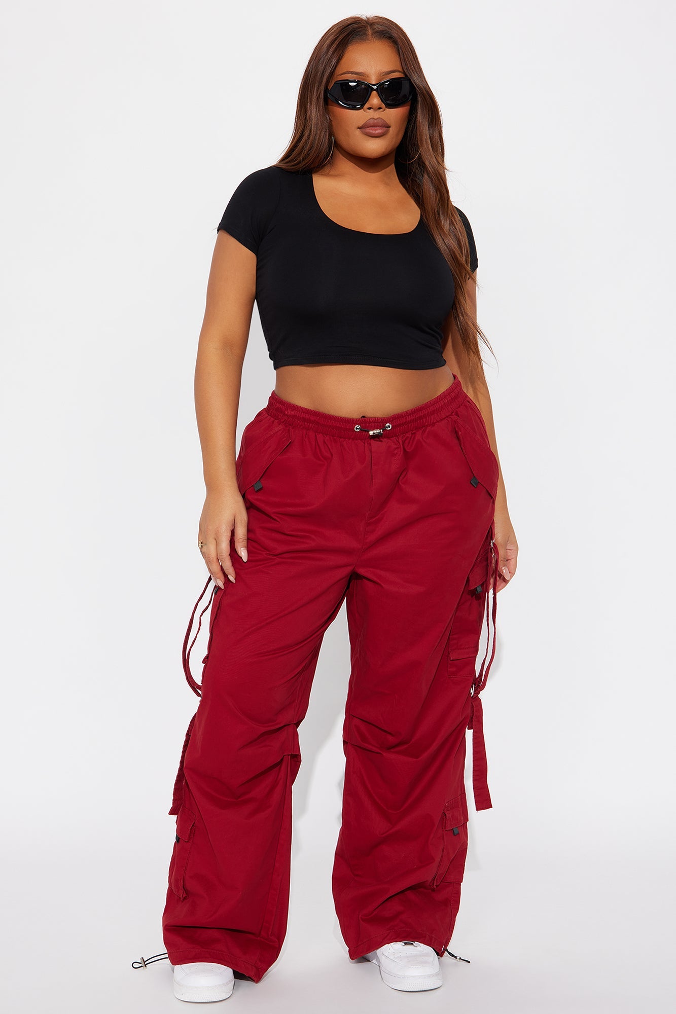 Don't Mess Around Cargo Pant - Red