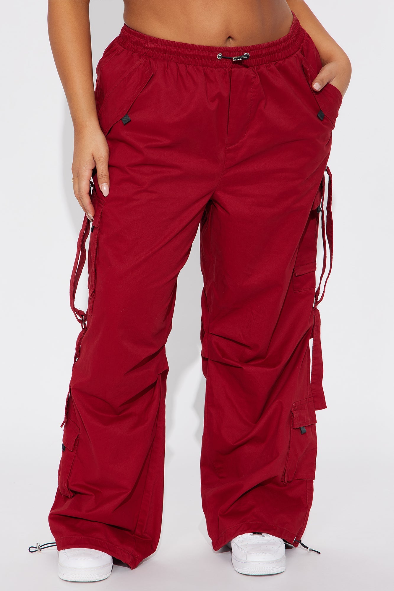 Don't Mess Around Cargo Pant - Red