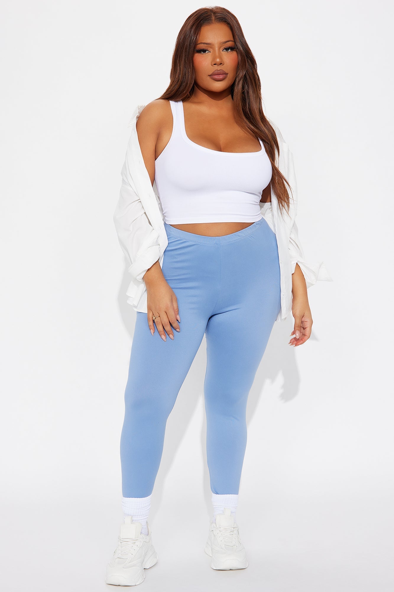 Almost Every Day Leggings - Slate Blue