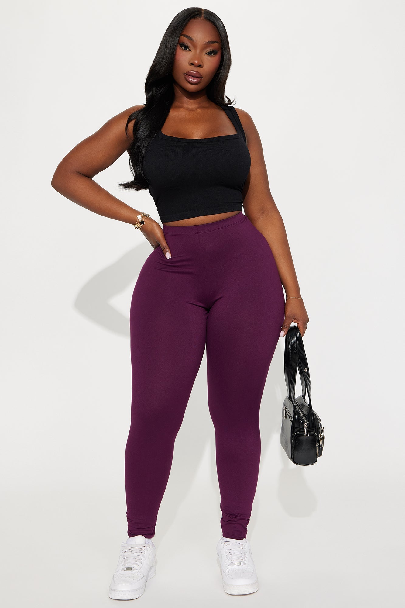 Almost Every Day Leggings - Plum
