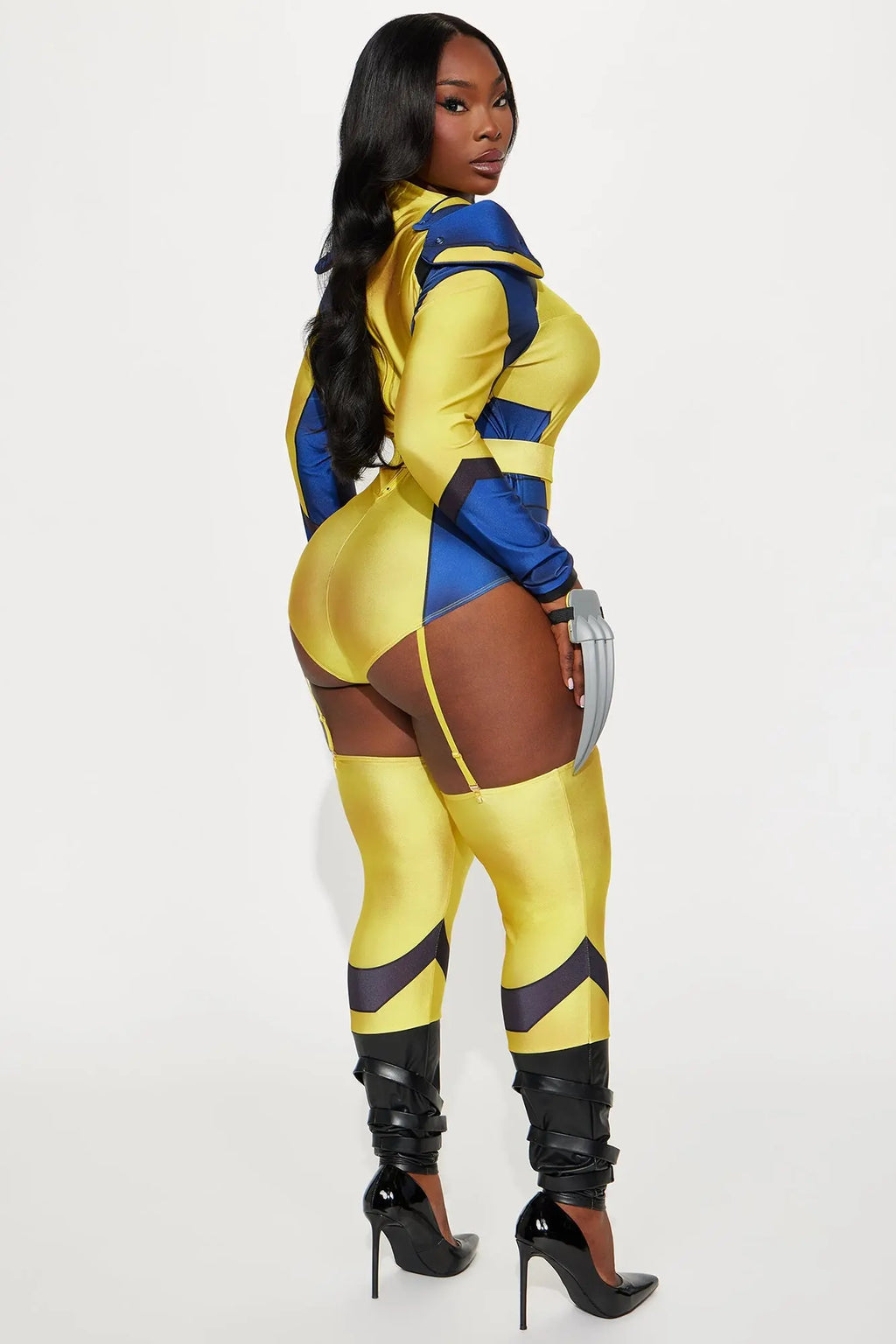 Claws And Effect 4 Piece Costume Set - Yellow/combo 