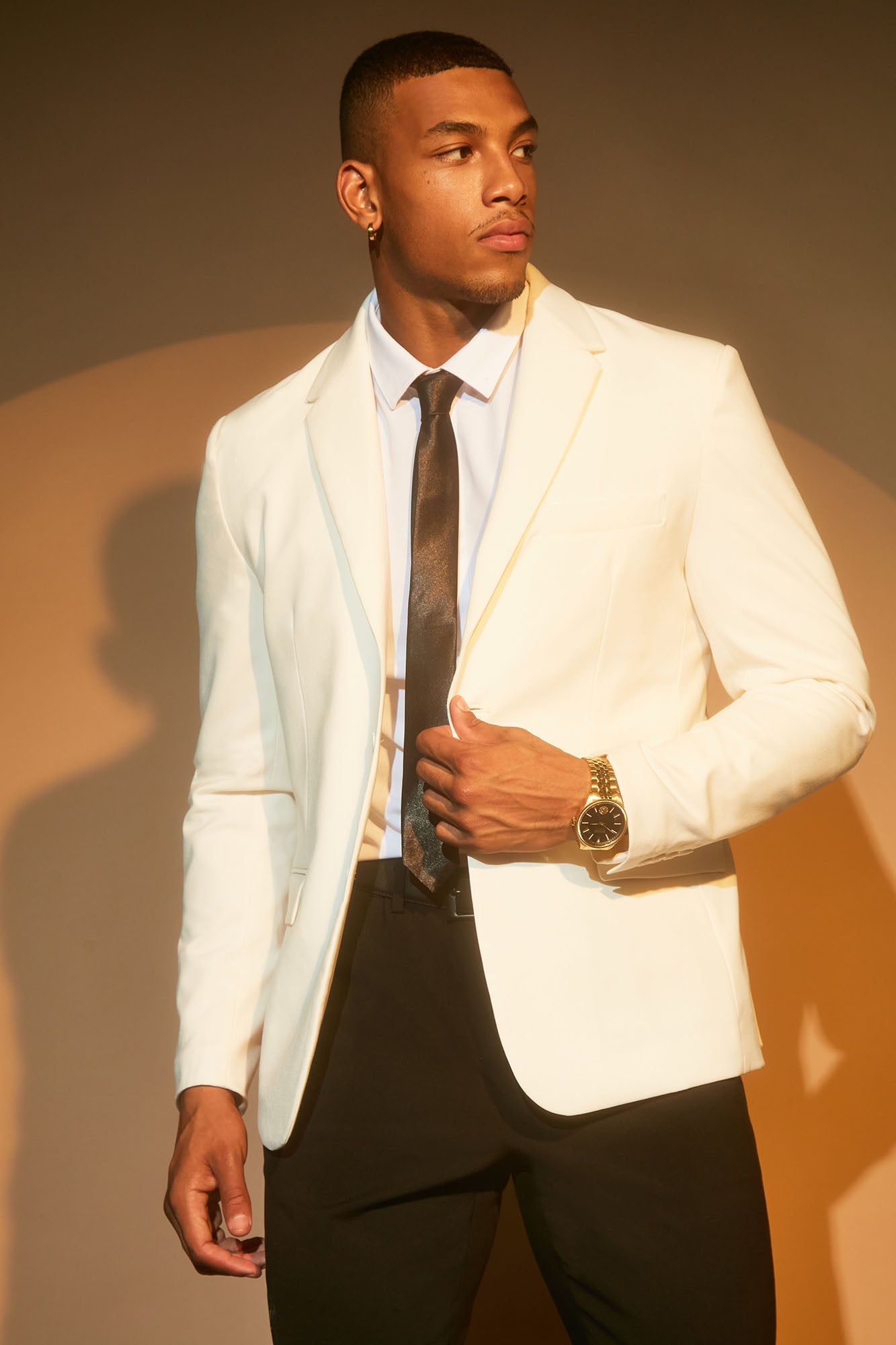 The Modern Stretch Suit Jacket - Off White