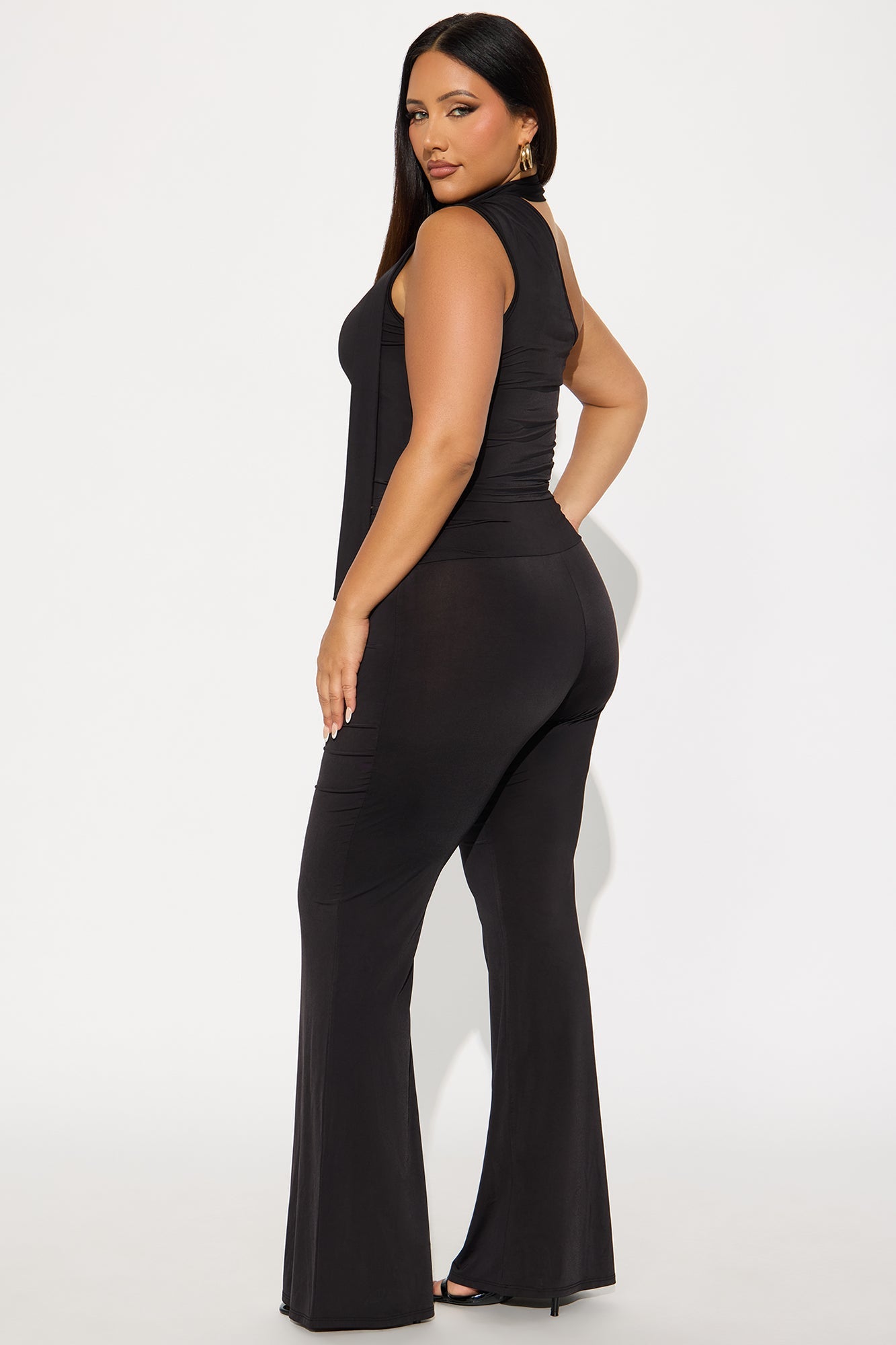 Alaina 3 Piece Pant Set - Black