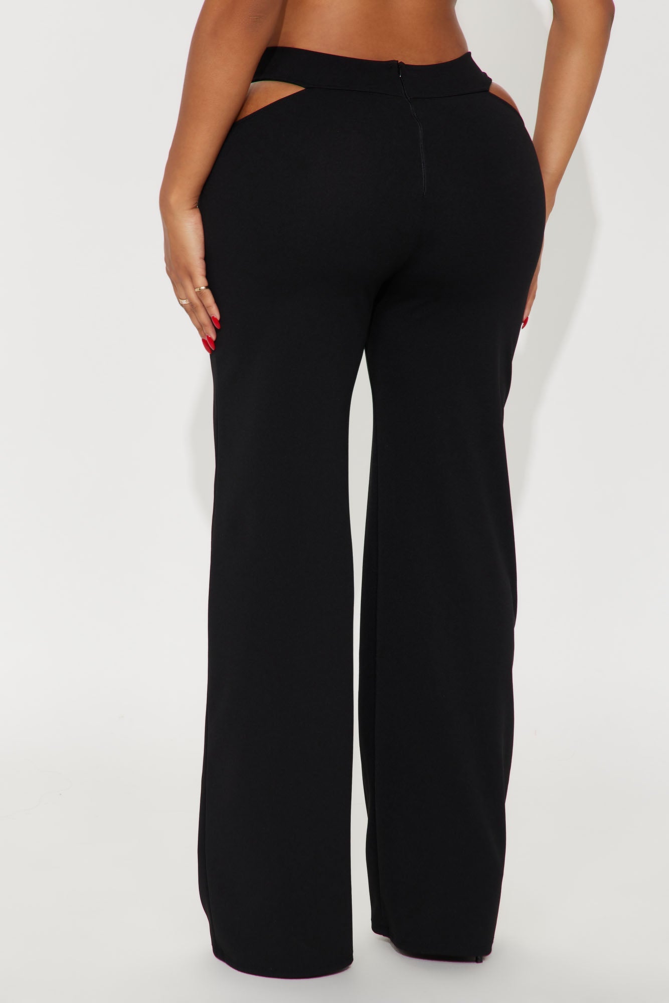 Take The Risk Wide Leg Pant 32″ - Black