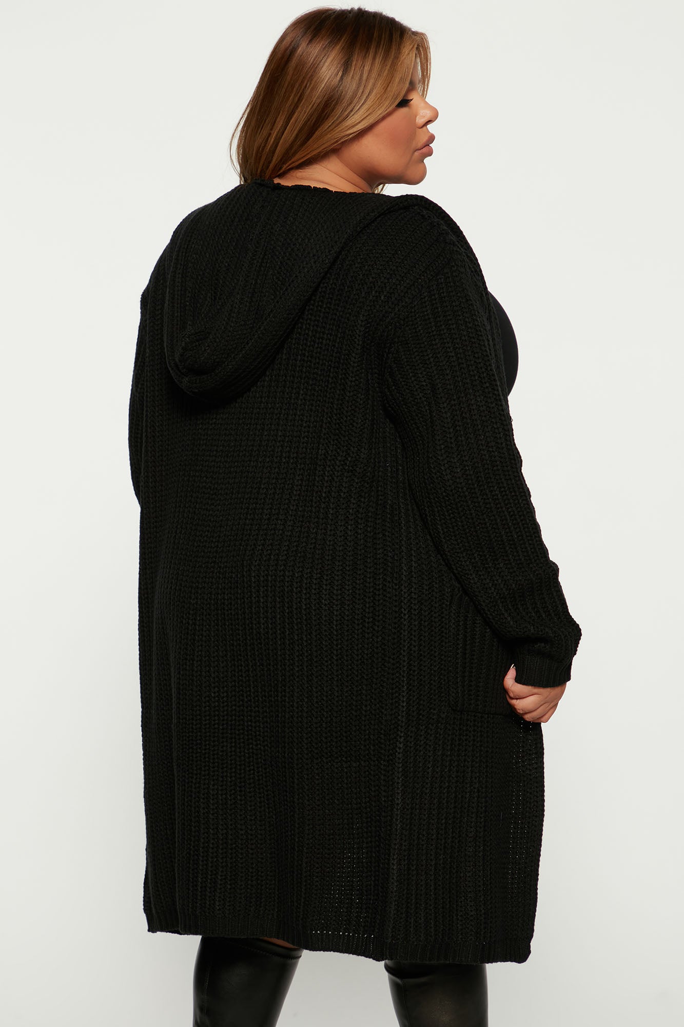 Knit's Not The Time Cardigan - Black