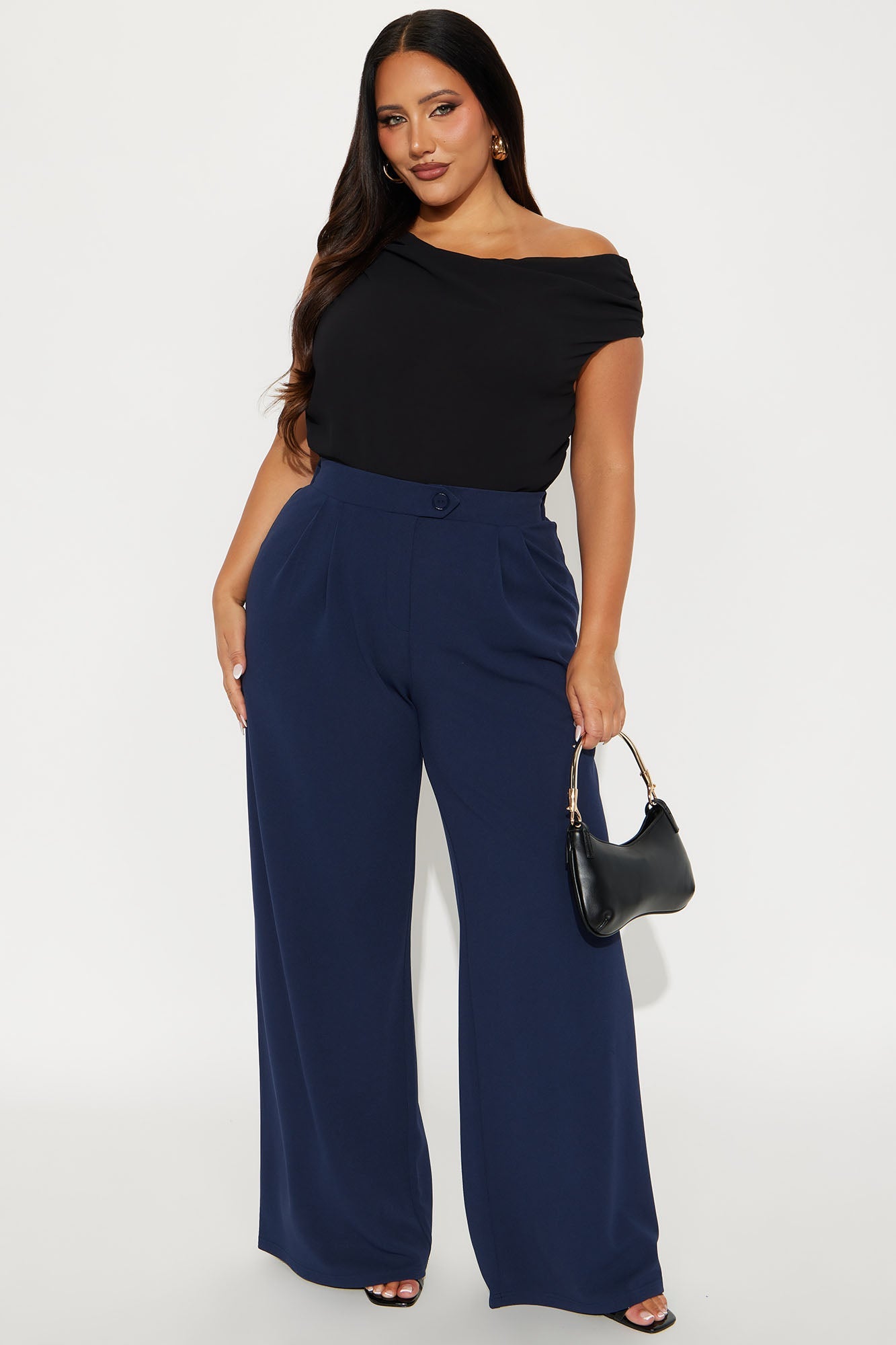 What Matters Most Wide Leg Trouser - Navy