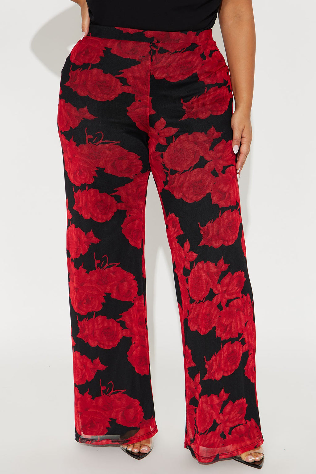 Indie Floral Mesh Pant 33″ - Black/combo