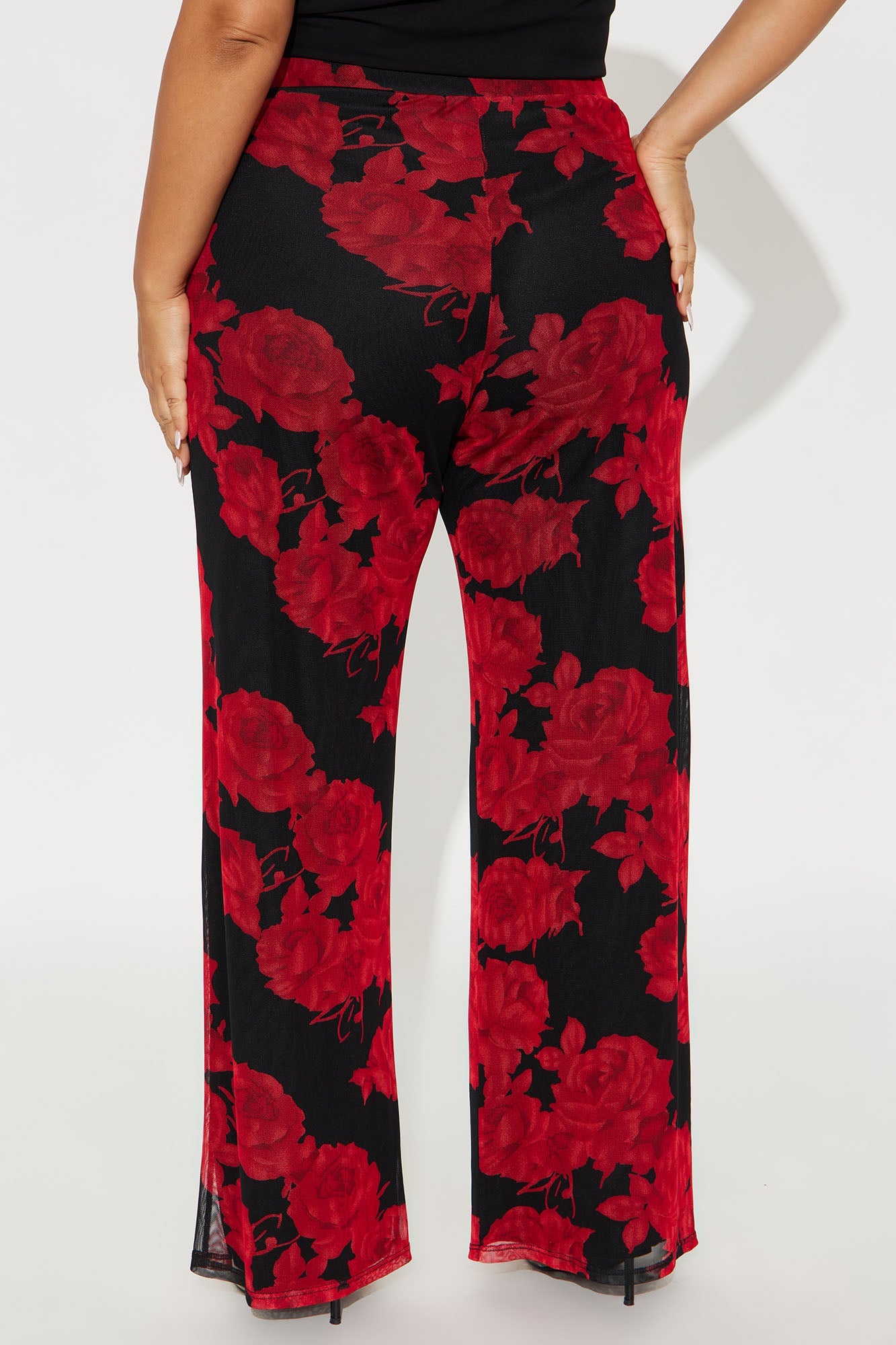 Indie Floral Mesh Pant 33″ - Black/combo