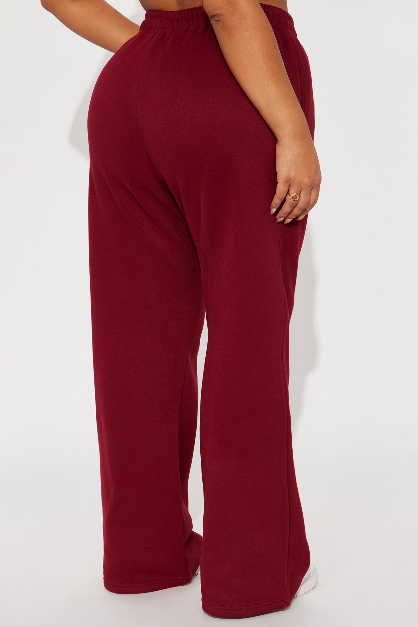 Southpole Signature Wide Leg Pant - Red