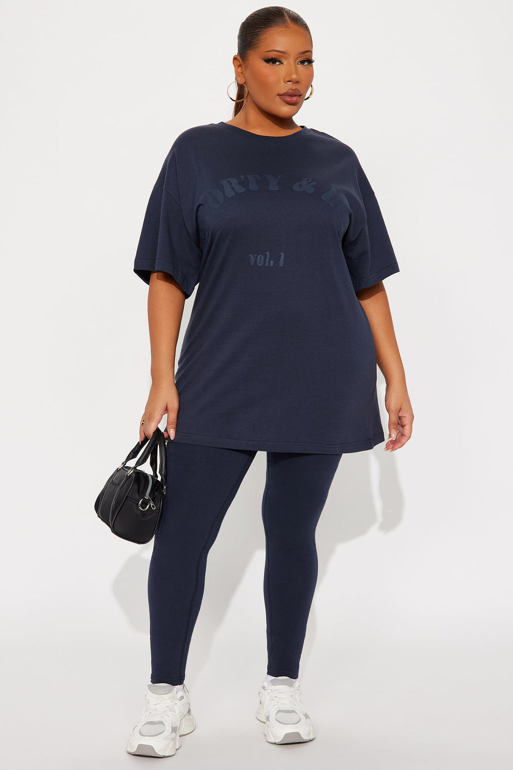 Sporty & Lux Legging Set - Navy