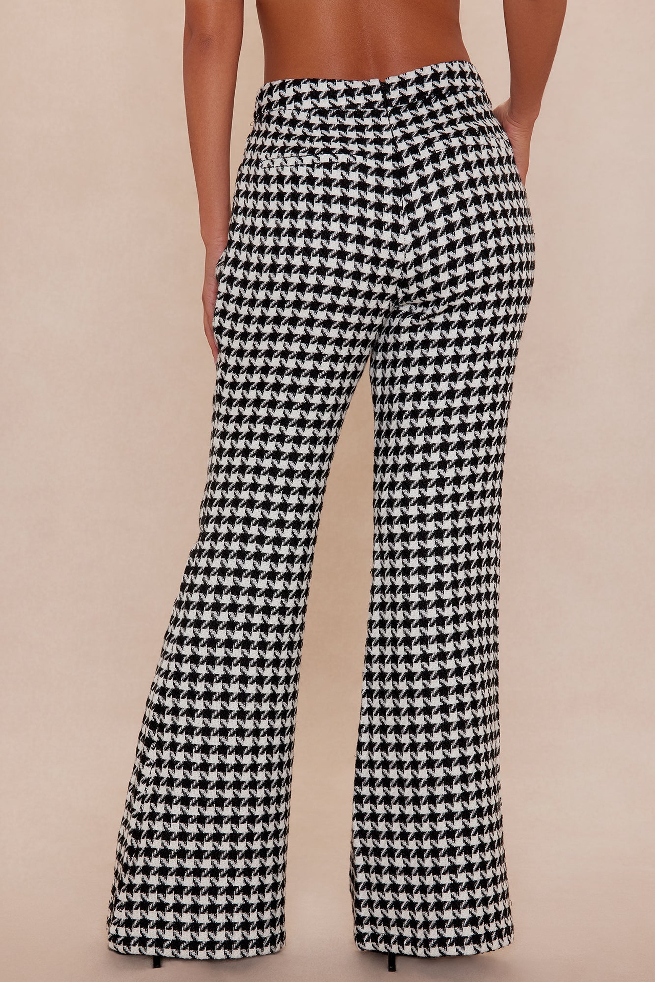 Calista Tweed Pant - Black/White