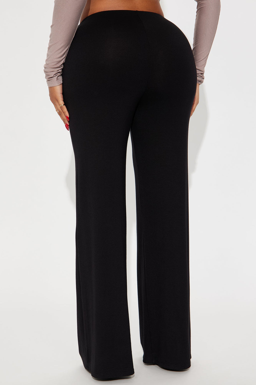 Samaria Easy Jersey Wide Leg Pant 32 - Black
