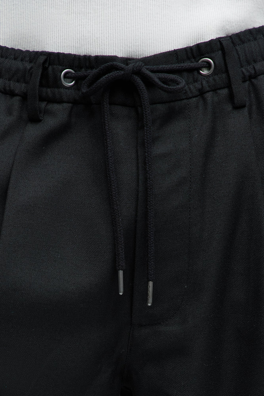 Slim Modern Stretch-Waist Everyday Trouser - Black
