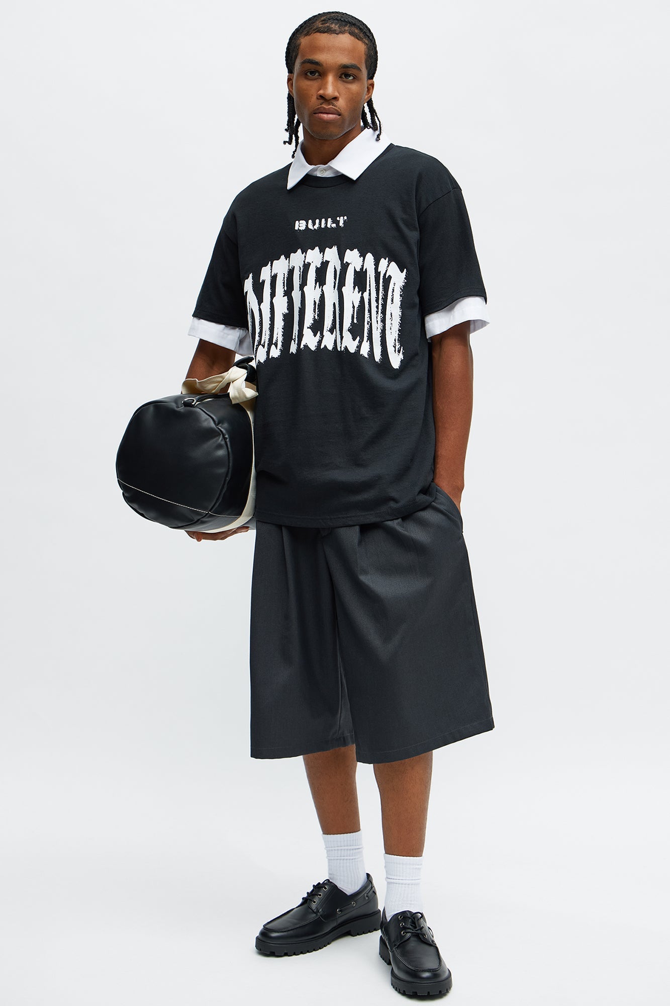 We Built Different Short Sleeve Tee - Black