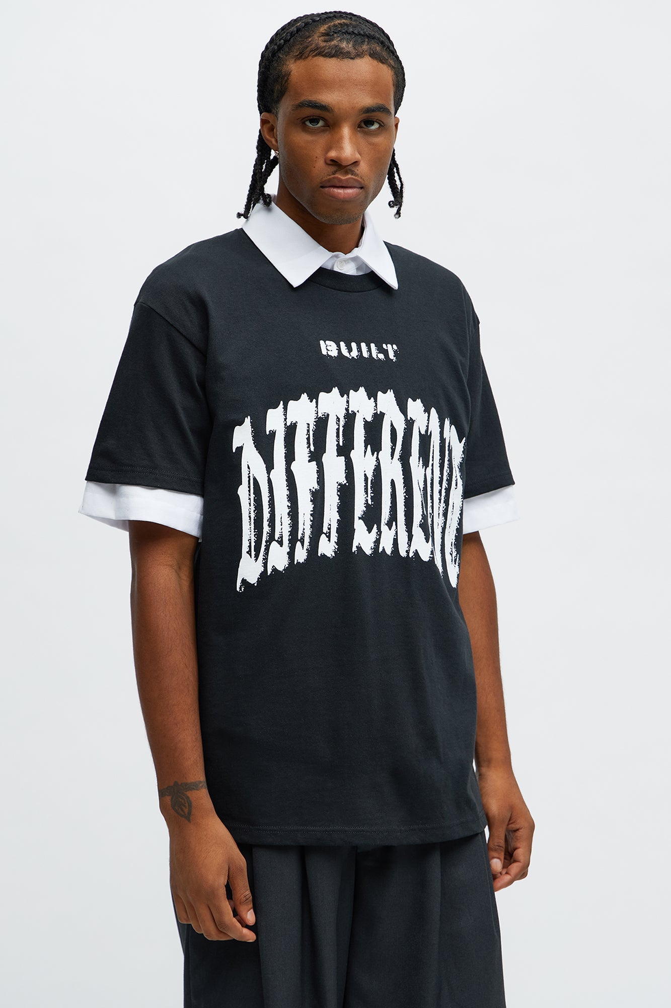 We Built Different Short Sleeve Tee - Black